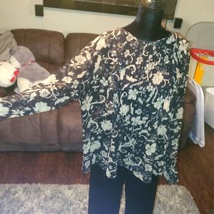 Long sleeve blouse